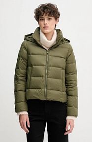 Kurtka puchowa Tommy Hilfiger  zielona damska WW0WW43581