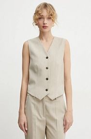 Kamizelka By Malene Birger  beżowa damska 103131