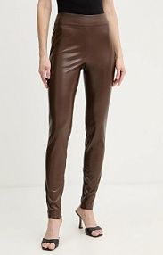 Spodnie eleganckie Guess  brązowe damskie W4BB18.WGIK0