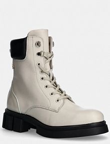 Botki Tommy Hilfiger  białe damskie FW0FW08167