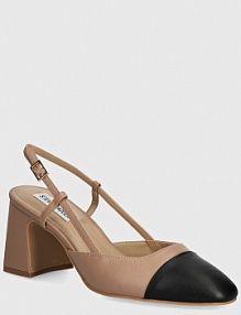Sandały na obcasie Steve Madden  beżowe SM11003126.TN