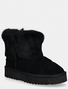 Śniegowce PATRIZIA PEPE  czarne damskie PPD941