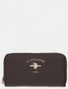 Portfel U.S. Polo Assn.  brązowy damski WIUSS6207WVP