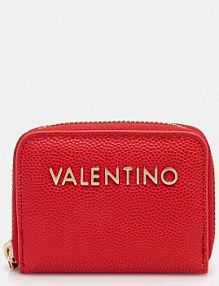Portfel Valentino Bags  czerwony damski VPS1R4139G