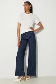 Jeansy Kenzo  niebieskie damskie FE62DP2176F2.