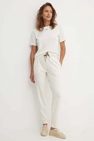 Spodnie dresowe Boss  beżowe damskie 50524759