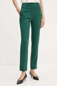 Spodnie eleganckie Marciano by Guess  zielone damskie 3BGB28.7046A