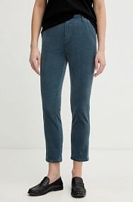 Spodnie eleganckie United Colors of Benetton  turkusowe damskie 4MIQDF07W