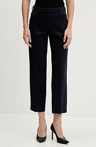 Spodnie eleganckie Sisley  granatowe damskie 4K2ZLF03V