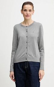 Kardigan Tommy Hilfiger  szary WW0WW42370