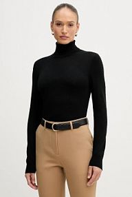 Sweter Sisley  czarny damski 11BAM201C