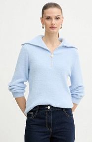 Sweter Morgan  niebieski damski MNOVI