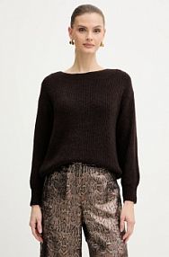 Sweter Morgan  brązowy damski MREINE