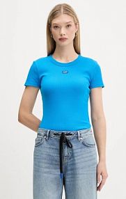 T-shirt HUGO Blue  turkusowy damski 50523924