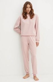 Bluza przez głowę HUGO  różowa 50490594