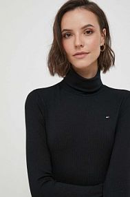 Longsleeve Tommy Hilfiger  czarny damski WW0WW39826