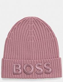 Czapka zimowa Boss  różowa damska 50497815