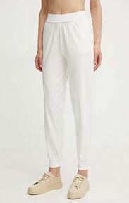 Spodnie dresowe HUGO  beżowe damskie 50490578