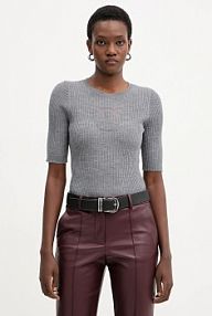 Sweter pinko  szary damski 102017.A18M