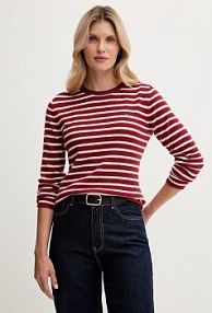 Sweter Tommy Hilfiger  czerwony damski WW0WW40264