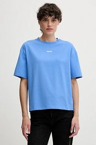 T-shirt HUGO  niebieski damski 50490593