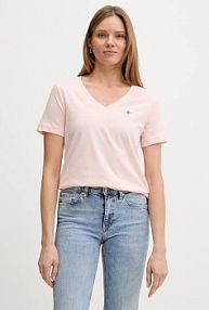 T-shirt Gant  różowy damski 4200750