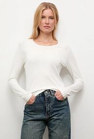 Longsleeve Answear.LAB  biały damski ASC1309.fos