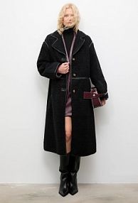 Płaszcz Answear.LAB  czarny damski WA25-KPD019