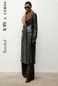 Płaszcz Answear.LAB  czarny damski WA25-KPD033