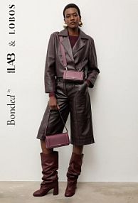 Kurtka skórzana Answear.LAB  bordowy damska WA25-KUD055