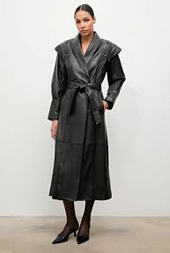 Płaszcz Answear.LAB  czarny damski WA25-MKD045