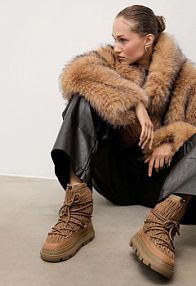 Śniegowce Answear.LAB  beżowe damskie WA25-OBD016