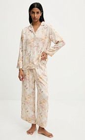 Piżama Answear.LAB  beżowa damska 653.cjk