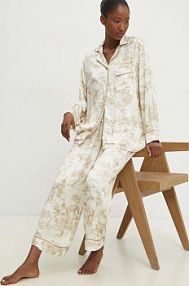 Piżama Answear.LAB  beżowa damska 4261.cjk