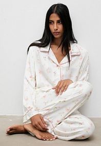 Piżama Answear.LAB  beżowa damska paj5.cjk