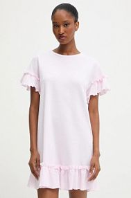 Piżama Answear.LAB  różowa damska WA25-PJD015