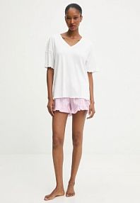 Piżama Answear.LAB  różowa damska WA25-PJD016