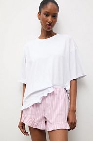 Piżama Answear.LAB  różowa damska WA25-PJD017