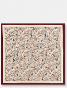 Chusta Answear.LAB  czerwona 53x53.cms