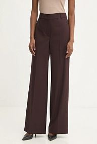 Spodnie eleganckie Answear.LAB  bordowy damskie PN1389.TOS