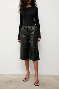 Spodnie skórzane Answear.LAB  czarna WA25-SPD038