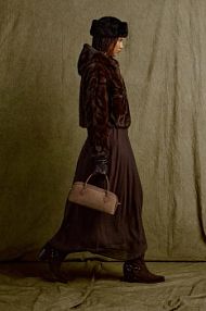 Spódnica Answear.LAB  brązowa IT0565.tos