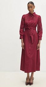 Sukienka Answear.LAB  bordowy V3415.fos