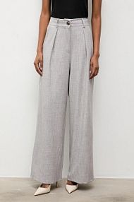 Spodnie eleganckie Answear.LAB  szare damskie 93721.iok