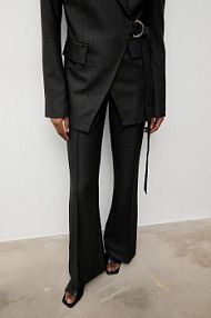 Spodnie eleganckie Answear.LAB  szare damskie 31584.tok