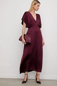 Sukienka Answear.LAB  bordowy AB665.iak