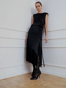 Sukienka Answear.LAB  czarna EL3304/1YA1WS