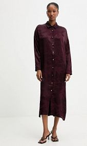 Sukienka Answear.LAB  bordowy 38833.tok