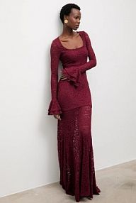 Sukienka Answear.LAB  bordowy 23451-1.fak