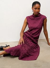 Sukienka Answear.LAB  bordowy naar.1.tok